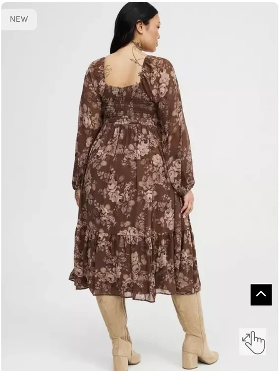 NWT Torrid MIDI Dress - Picture 2 of 5